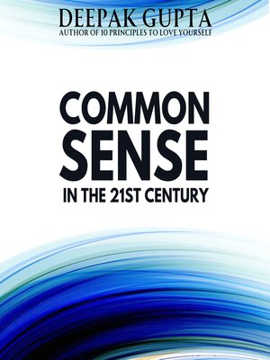 cover image of Common Sense in the 21st Century